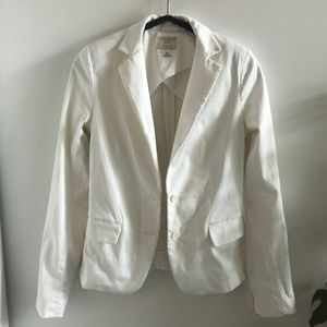 White, cotton Club Monaco blazer